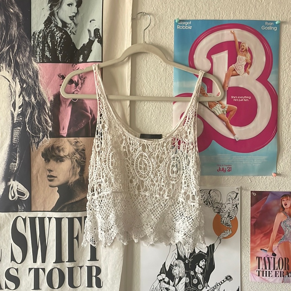 Lace Knit Tank Top